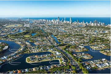 Aerial Photo Broadbeach Waters QLD Aerial Photography