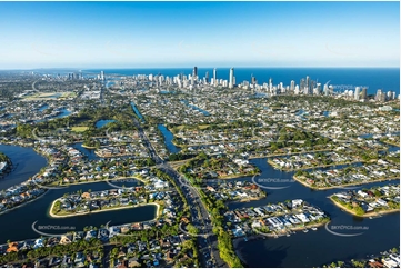 Aerial Photo Broadbeach Waters QLD Aerial Photography