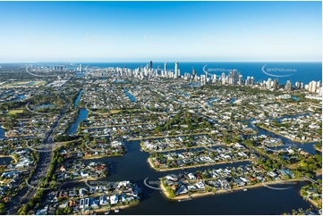 Aerial Photo Broadbeach Waters QLD Aerial Photography