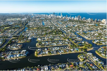 Aerial Photo Broadbeach Waters QLD Aerial Photography