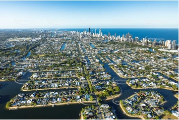 Aerial Photo Broadbeach Waters QLD Aerial Photography