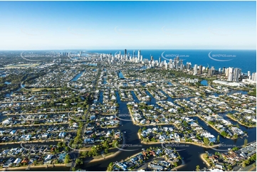 Aerial Photo Broadbeach Waters QLD Aerial Photography