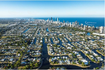 Aerial Photo Broadbeach Waters QLD Aerial Photography