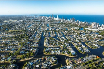 Aerial Photo Broadbeach Waters QLD Aerial Photography