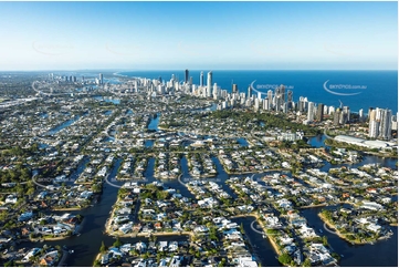 Aerial Photo Broadbeach Waters QLD Aerial Photography