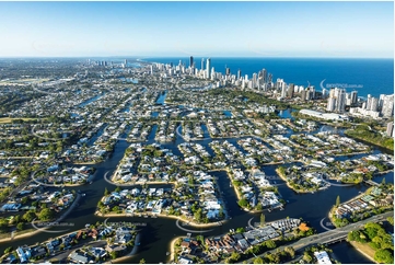 Aerial Photo Broadbeach Waters QLD Aerial Photography