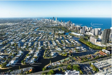 Aerial Photo Broadbeach Waters QLD Aerial Photography