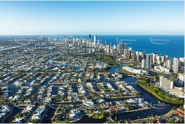 Aerial Photo Broadbeach Waters QLD Aerial Photography