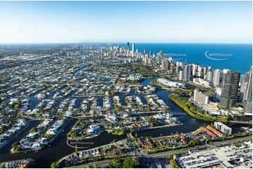 Aerial Photo Broadbeach Waters QLD Aerial Photography