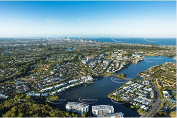 Aerial Photo Varsity Lakes QLD Aerial Photography