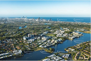 Aerial Photo Varsity Lakes QLD Aerial Photography