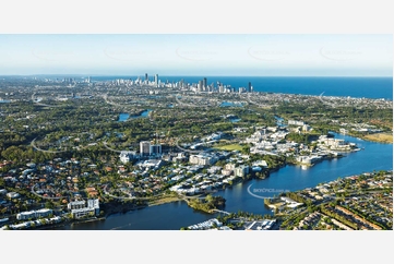 Aerial Photo Varsity Lakes QLD Aerial Photography