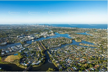 Aerial Photo Varsity Lakes QLD Aerial Photography