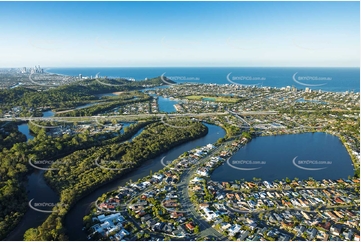 Aerial Photo Elanora QLD Aerial Photography