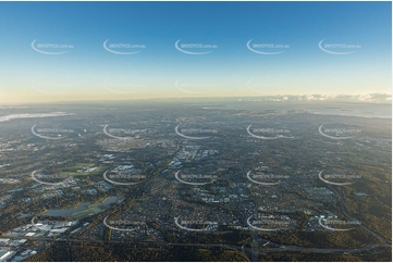 Sunrise Aerial Photo Calamvale QLD Aerial Photography