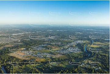 Sunrise Aerial Photo Logan Reserve QLD Aerial Photography