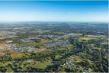 Sunrise Aerial Photo Logan Reserve QLD Aerial Photography
