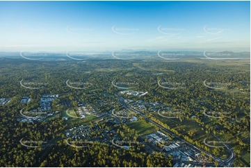 Early Morning Aerial Photo Jimboomba QLD Aerial Photography
