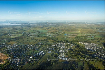 Early Morning Aerial Photo Beaudesert QLD Aerial Photography