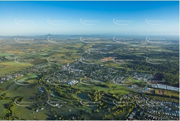 Early Morning Aerial Photo Beaudesert QLD Aerial Photography