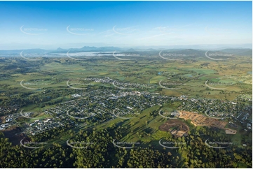 Early Morning Aerial Photo Beaudesert QLD Aerial Photography