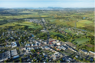 Early Morning Aerial Photo Beaudesert QLD Aerial Photography