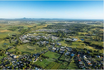 Early Morning Aerial Photo Beaudesert QLD Aerial Photography