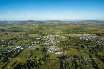 Early Morning Aerial Photo Beaudesert QLD Aerial Photography