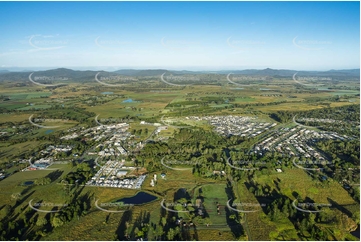 Early Morning Aerial Photo Beaudesert QLD Aerial Photography