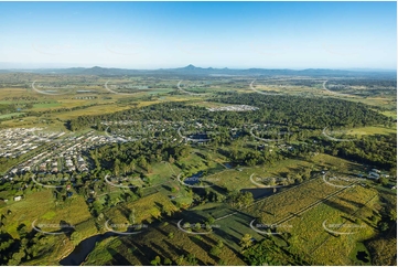 Early Morning Aerial Photo Beaudesert QLD Aerial Photography