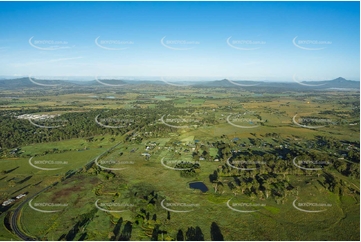 Early Morning Aerial Photo Veresdale Scrub QLD Aerial Photography