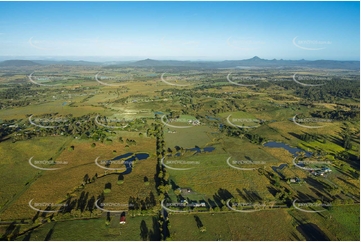 Early Morning Aerial Photo Veresdale Scrub QLD Aerial Photography