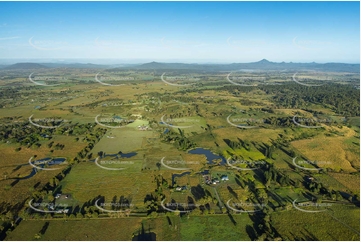 Early Morning Aerial Photo Veresdale Scrub QLD Aerial Photography