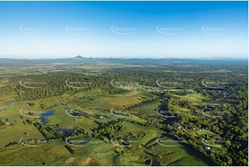Early Morning Aerial Photo Veresdale Scrub QLD Aerial Photography