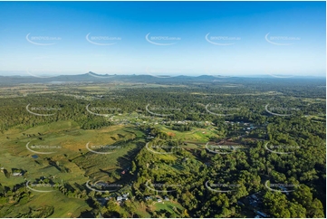 Early Morning Aerial Photo Cedar Vale QLD Aerial Photography