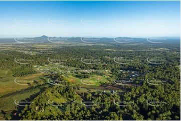 Early Morning Aerial Photo Cedar Vale QLD Aerial Photography