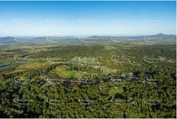 Early Morning Aerial Photo Cedar Vale QLD Aerial Photography