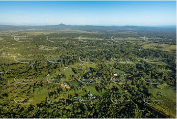 Early Morning Aerial Photo Cedar Vale QLD Aerial Photography
