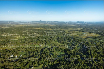 Early Morning Aerial Photo Cedar Vale QLD Aerial Photography