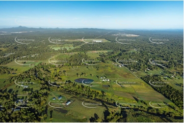 Early Morning Aerial Photo Chambers Flat QLD Aerial Photography