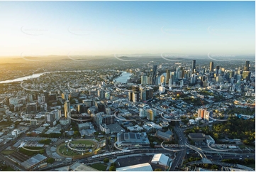 Early Morning Fortitude Valley QLD Aerial Photography