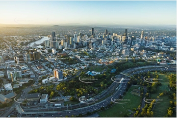 Early Morning Spring Hill QLD Aerial Photography