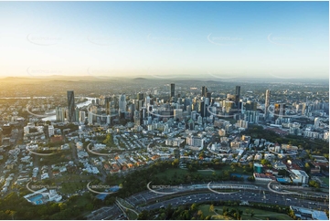 Early Morning Spring Hill QLD Aerial Photography