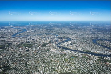 High Altitude Milton QLD Aerial Photography