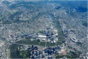 High Altitude South Brisbane QLD Aerial Photography