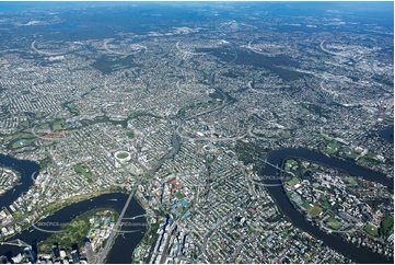 High Altitude South Brisbane QLD Aerial Photography