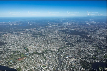 High Altitude Woolloongabba QLD Aerial Photography