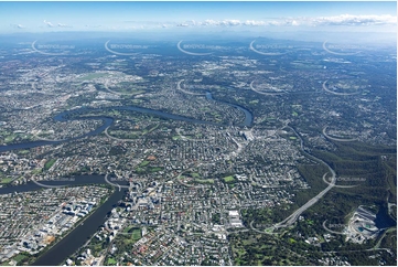 High Altitude Toowong QLD Aerial Photography