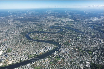 High Altitude Toowong QLD Aerial Photography