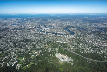 High Altitude Mount Coot-tha QLD Aerial Photography